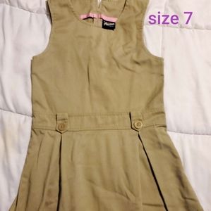 Girls school uniform dress